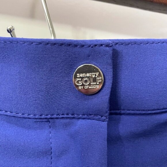 Chico’s Zenergy Golf Skort Size Large Cobalt Blue Sporty Tennis Activewear - Picture 4 of 14